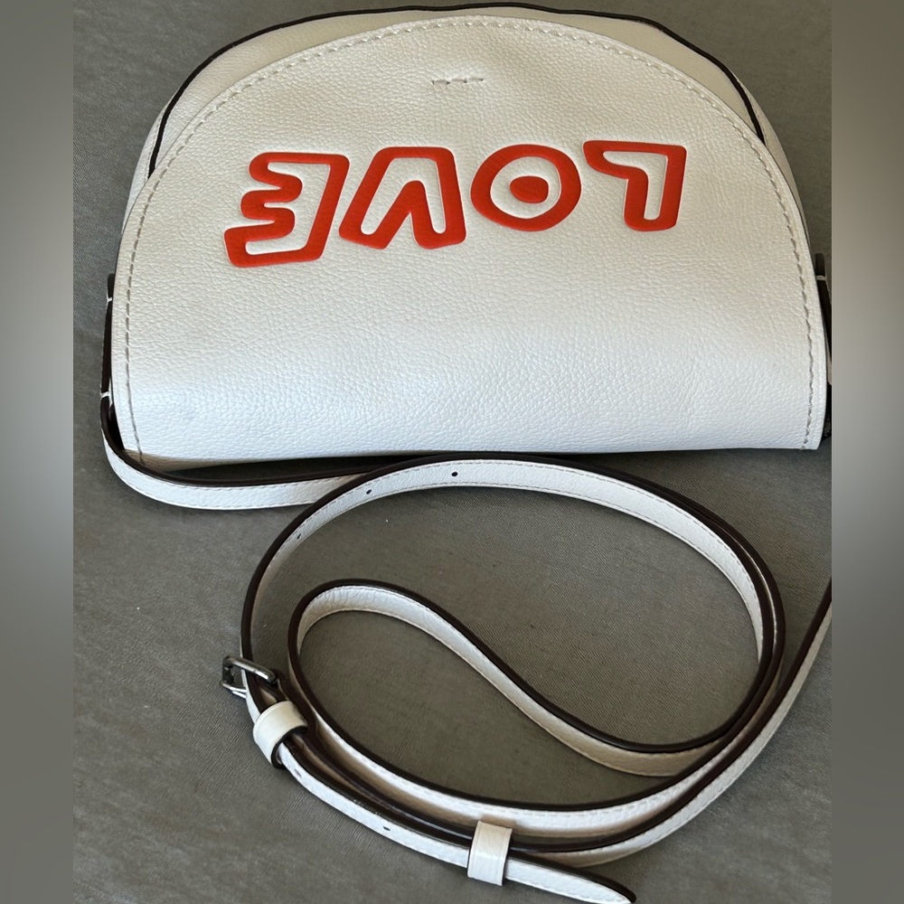 COACH X Keith Haring “Hudson” Grain Leather Crossbody Bag❤️ - Picture 8 of 13